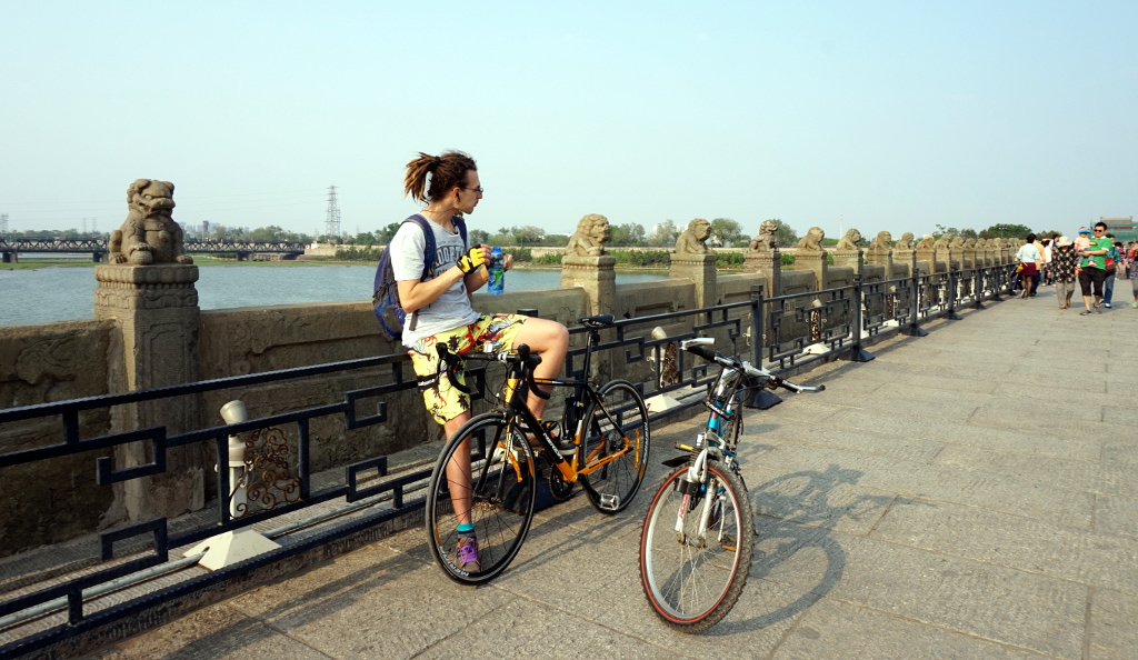 Sasha on Marco Polo Bridge