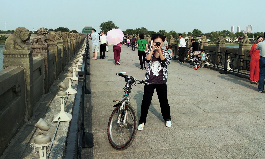 Xiaoyu on Marco Polo Bridge